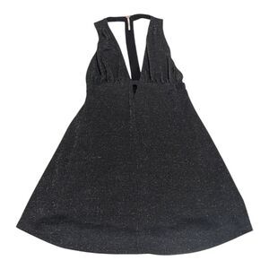 Free People Metallic Dance of the Night Cutout Skater Dress Size M Medium‎